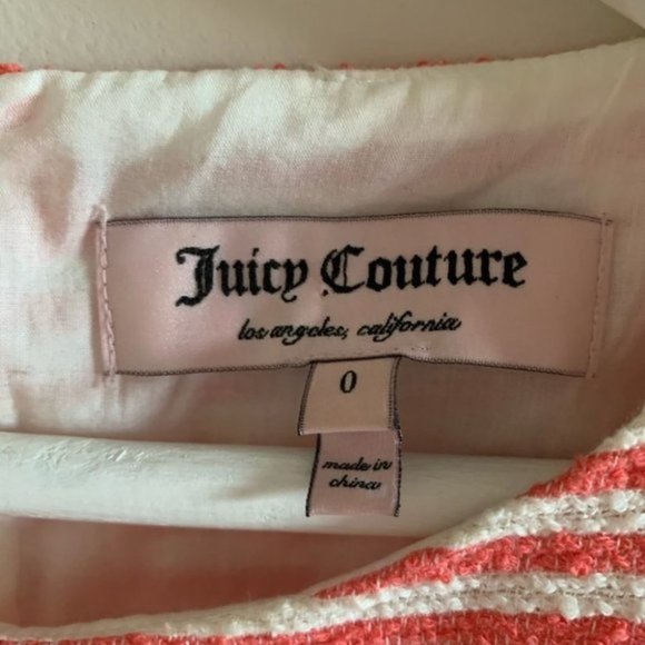 Juicy Couture Pink & White Striped Mini Dress - Picture 6 of 8